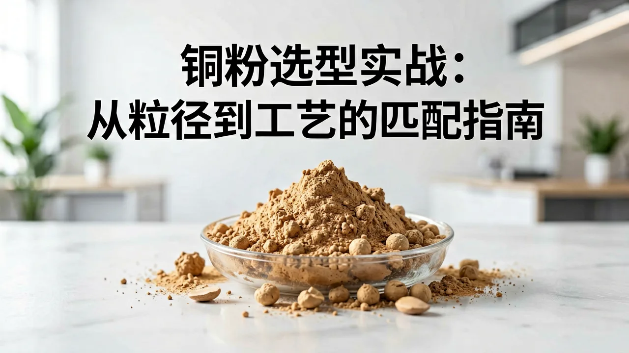 铜粉选型实战：从粒径到工艺的匹配指南